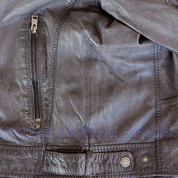 Mauritius Vinn Hooded 100% New Genuine Lambskin Fashion Leather Jacket For Men - Picture 7 of 8